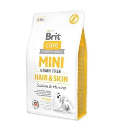 Brit Care Mini gluteenivaba karvadele ja nahale, lõhe ja räim, 2 kg