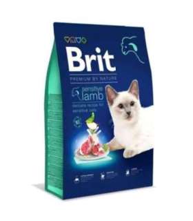 Brit Premium kassitoit By Nature Sensitive — lambaliha, 8 kg