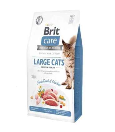 Brit Care беззерновой корм для крупных кошек Сила и жизненная энергия 7 кг