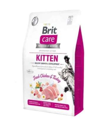 Brit Care Cat беззерновой корм для котят — здоровый рост и развитие, 2 кг
