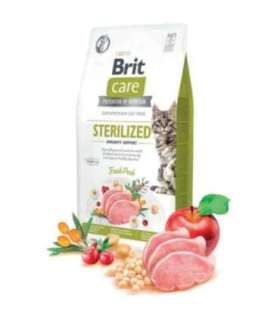 Brit Care Cat teraviljavaba steriliseeritud kassidele immuunsuse toetuseks, 7 kg