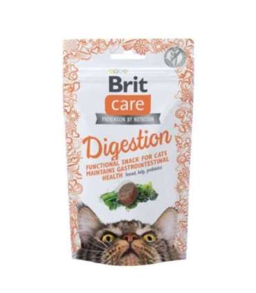 Brit Care лакомство для кошек для пищеварения 50 г