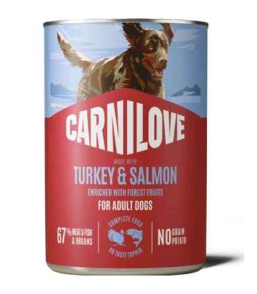 Carnilove Dog Can paté Turkey&Salmon 400g