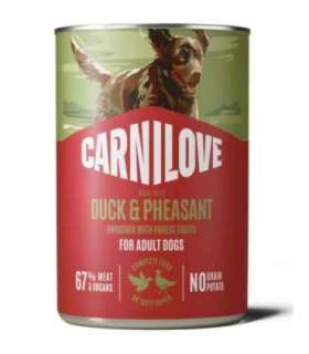 Carnilove Dog Can Paté Duck&Pheasant 400g