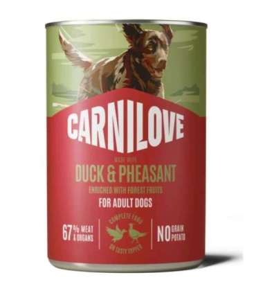 Carnilove Dog Can Paté Duck&Pheasant 400g