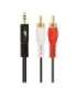 Cable 3,5mm MiniJack -2x RCA M/M 1,5m
