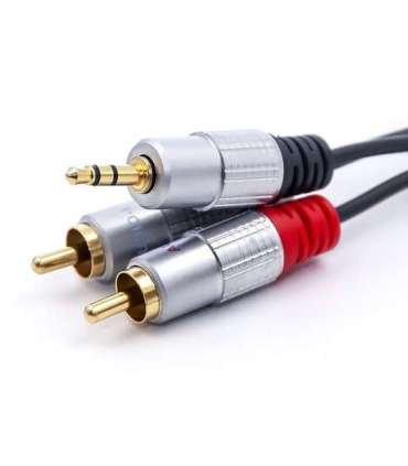 Cable 2xRCA Mini Jack 3.5mm
