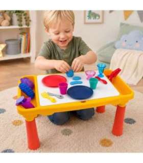 WOOPIE Dough Table Set with Storage 40 pcs.