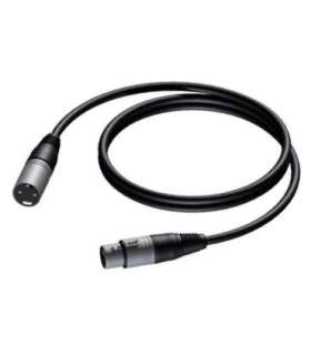CABLE XLR MALE-XLR FEMALE 1.5 M