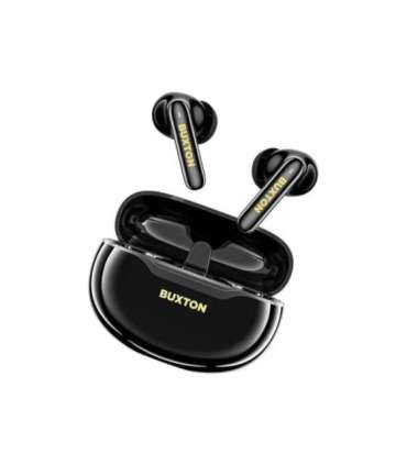 Buxton BTW 7200 Black Tuya - In-ear wireless earphones with charging case, black