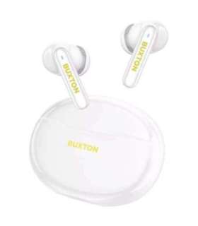 Buxton BTW 7200 White Tuya - In-ear wireless earphones with charging case, white