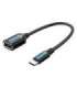 CABLE USB2.0C MALE TO A FEMALE/0.15M BLACK CCSBB VENTION