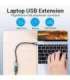 CABLE USB3.0C MALE TO A FEMALE/0.15M GRAY CCXHB VENTION