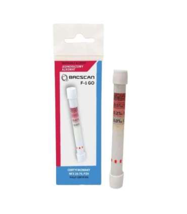 Disposable breathalyzer BACscan chemical