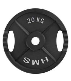 TOD20 OLIMPIC PLATE BLACK 20 KG HMS