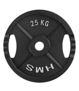 TOD25 OLIMPIC PLATE BLACK 25 KG HMS