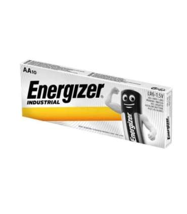 BATTERY,INDUSTRIAL ALKALINE AA 10 pieces