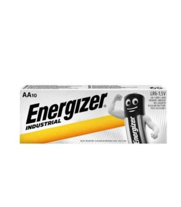 BATTERY,INDUSTRIAL ALKALINE AA 10 pieces
