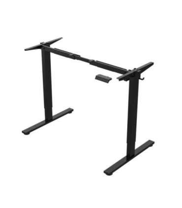 Töölaud ERGO FIT 1-motoriga 120x60xH71,5-116cm, must