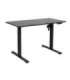 Töölaud ERGO FIT 1-motoriga 120x60xH71,5-116cm, must