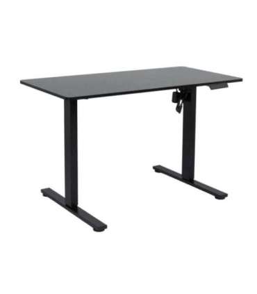 Töölaud ERGO FIT 1-motoriga 120x60xH71,5-116cm, must