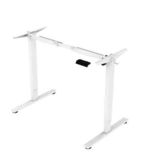 Töölaud ERGO FIT 1-motoriga 120x60xH71,5-116cm, valge