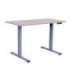 Töölaud ERGO FIT 1-motoriga 120x60xH71,5-116cm, tamm/hõbehall