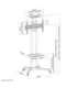 TV SET ACC FLOOR STAND BLACK/32-55" PLASMA-M1700E NEOMOUNTS