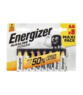 Battery Alkaline Power AA E91 8 pcs Blister