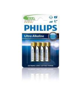 Batteries Ultra Alkaline AAA 4pcs blister