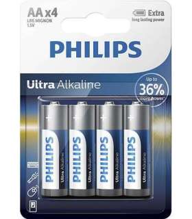 Batteries Ultra Alkaline AA 4pcs blister