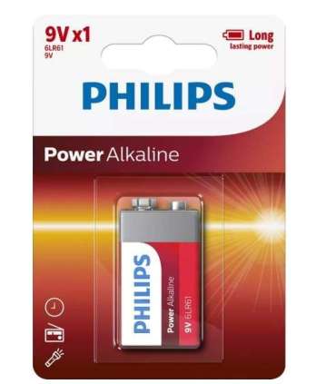 Battery Power Alkaline 9V 1szt blister (LR61)