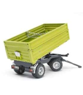 Tipper trailer with raised sides