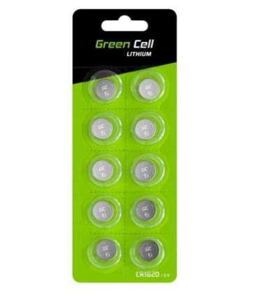 Lithium Battery 5x CR1620 3V 70mAh