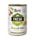 Brit Fresh Dog konzerva Duck with Millet 400 g