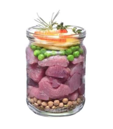 Brit Fresh Dog konzerva Turkey with Peas 400 g