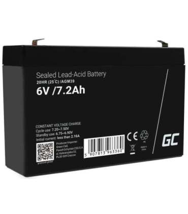 Battery AGM VRLA 6V 7.2Ah