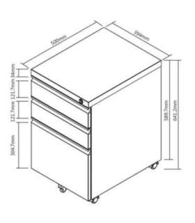 Mobile Cabinet Under Desk MC-850