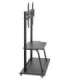 Manhattan TV & Monitor Mount, Trolley Stand, 1 screen, Screen Sizes: 37-100", Black, VESA 200x200 to 800x600mm, Max