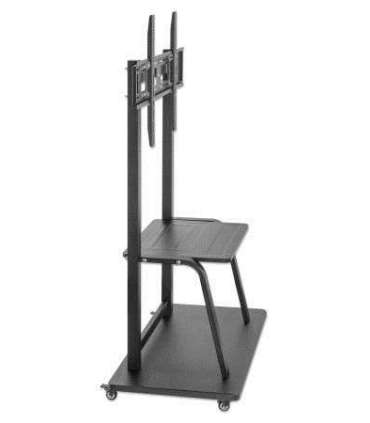 Manhattan TV & Monitor Mount, Trolley Stand, 1 screen, Screen Sizes: 37-100", Black, VESA 200x200 to 800x600mm, Max