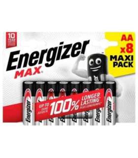 Alkaline batteries LR6/AA blister 8pcs MAX
