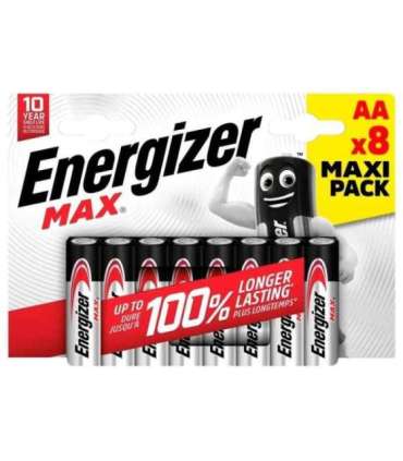 Alkaline batteries LR6/AA blister 8pcs MAX