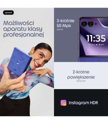 Motorola razr 70 ultra 17.7 cm (6.96") Dual SIM Android 16.0 5G USB Type-C 16 GB 512 GB 5000 mAh Violet