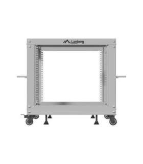 Lanberg Open Rack 19" 9U, adjustable OR01-6109-S 65.7 x 60 x 57.7 cm Gray