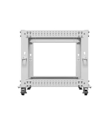 Lanberg Open Rack 19" 9U, adjustable OR01-6109-S 65.7 x 60 x 57.7 cm Gray