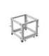 Lanberg Open Rack 19" 9U, adjustable OR01-6109-S 65.7 x 60 x 57.7 cm Gray