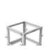 Lanberg Open Rack 19" 9U, adjustable OR01-6109-S 65.7 x 60 x 57.7 cm Gray