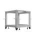 Lanberg Open Rack 19" 9U, adjustable OR01-6109-S 65.7 x 60 x 57.7 cm Gray