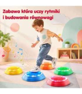 WOOPIE Interactive Balance Stones with Sound and Light 5 pcs.