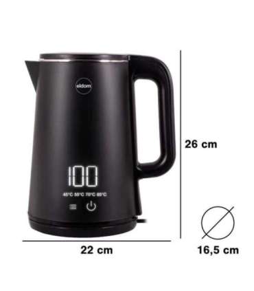 ELDOM CORDLESS KETTLE C515C 1,8L TEMP. REGULATION